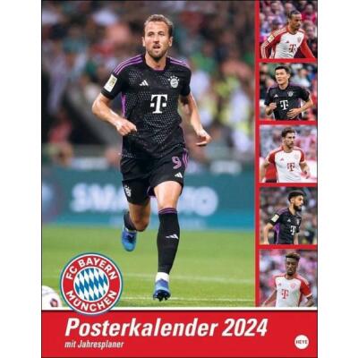 FC Bayern Posterkalender 2024