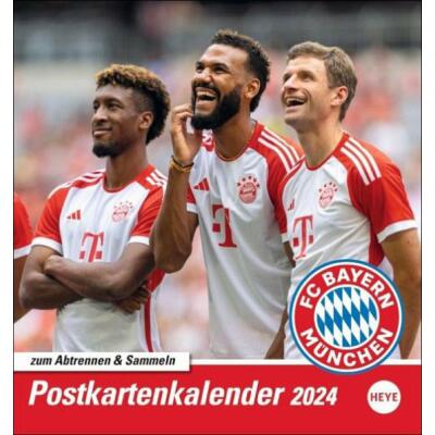 FC Bayern Postkartenkalender 2024