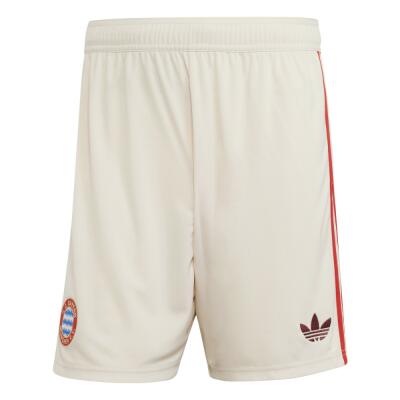 FC Bayern Short Champions League 24/25 Herren Beige/Rot