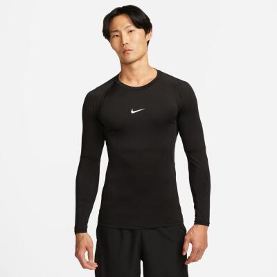 Nike Pro Dri-FIT Fitness-Longsleeve Herren Schwarz