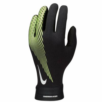 Nike Academy Therma Fit Feldspielerhandschuhe Kinder schwarz/volt