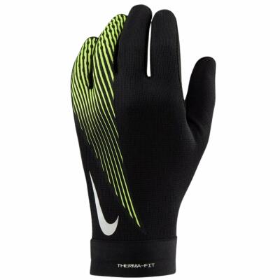 Nike Therma-FIT Academy Feldspielerhandschuhe schwarz/neon-gelb