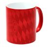 FC Bayern Tasse Metallic rot