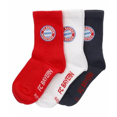 FC Bayern Crew Socken 3er Set Kinder