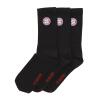 FC Bayern Crew Socken 3er Set schwarz 39-42