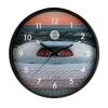 FC Bayern Wanduhr Glow in the dark