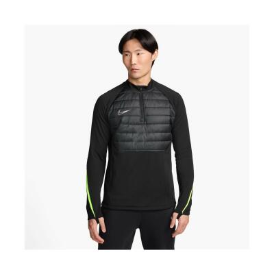 Nike Therma-Fit Academy Winter Warrior Ziptop Herren schwarz/neon-gelb