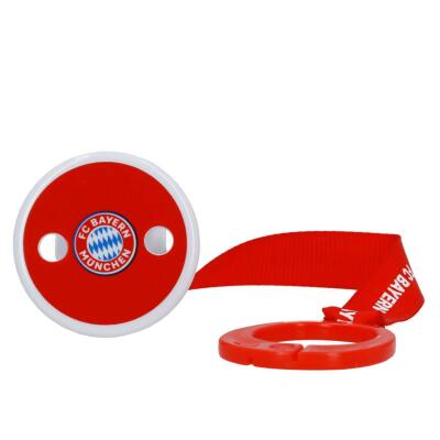 FC Bayern Schnullerband rot