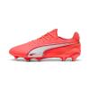 Puma King ULTIMATE FG/AG Fußballschuh rot/weiß