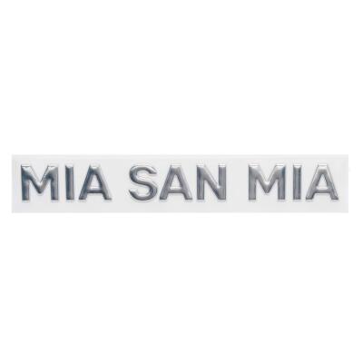 FC Bayern Autoaufkleber Mia San Mia chromeflex