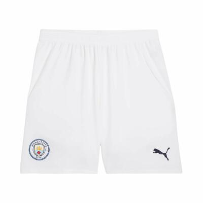 Puma Manchester City Short Home 25/26 weiß/hellblau
