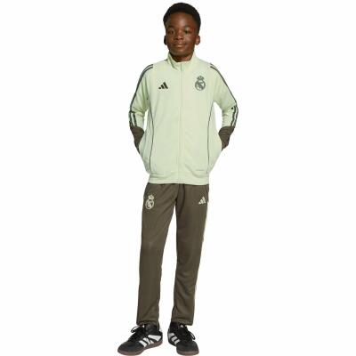 Real Madrid Trainingsanzug Tiro25 25/26 Kinder Almost Lime/Utility Grey