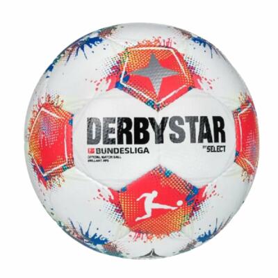 Derbystar Bundesliga Brillant Replica S-Light v25 25/26 weiß/rot/blau Gr. 5 (ca. 290g)