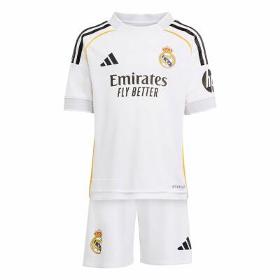 Real Madrid Mini Kit Home 25/26 Kinder weiß
