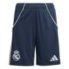 Real Madrid Short Away Kinder blau