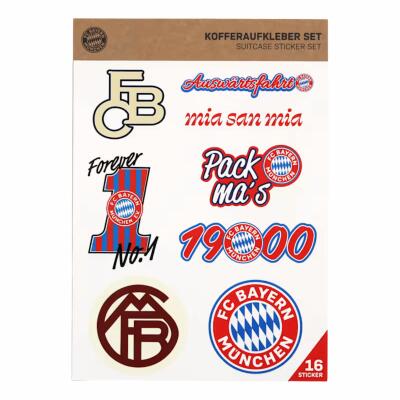 FC Bayern Kofferaufkleber