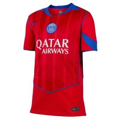PSG Trikot 25/26 Stadium Third Kinder rot