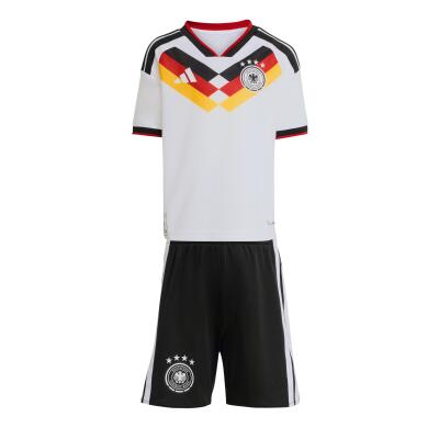 DFB Deutschland Mini Kit Home WM 2026 Kinder weiß/schwarz/rot/gold