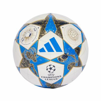 Adidas Fußball Mini Champions League 25/26 weiß/blau/gold Gr. 1 (ca. 290g)