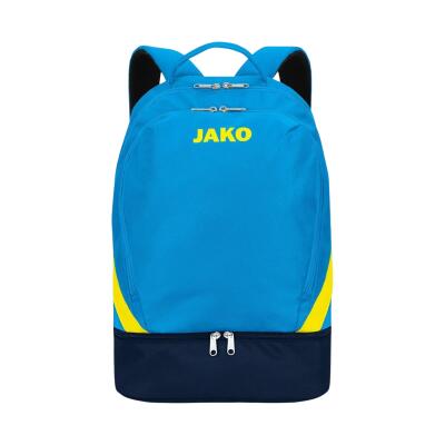 Jako Rucksack Iconic mit Bodenfach Unisex blau/neongelb