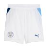Manchester City Short Third 26/27 Kinder weiß/blau