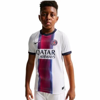 PSG Trikot Away Stadium  26/27 Kinder weiß/blau/pink