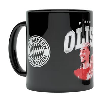 FC Bayern Tasse Olise 0,3 l schwarz