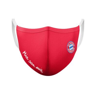 FC Bayern SMU Mund-Nasen-Maske Rot