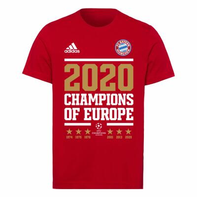 Adidas FC Bayern Champions of Europe 2020 Shirt Gr. M
