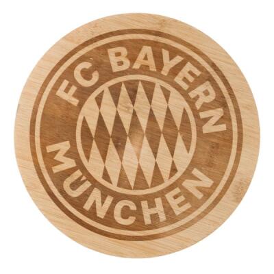 FC Bayern Brotzeitbrettchen rund