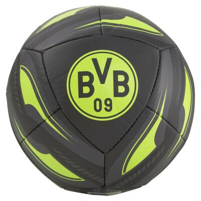 BVB Fan Ball Mini Schwarz/Neon-Gelb