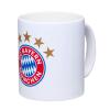 FC Bayern Tasse 5 Sterne Logo Weiß