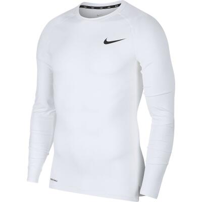 Nike Pro Compressions Long Sleeve Weiß Gr. L