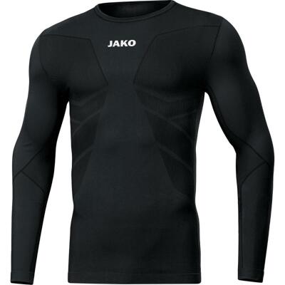 Jako Longsleeve Comfort 2.0 Schwarz Kinder Gr. XS