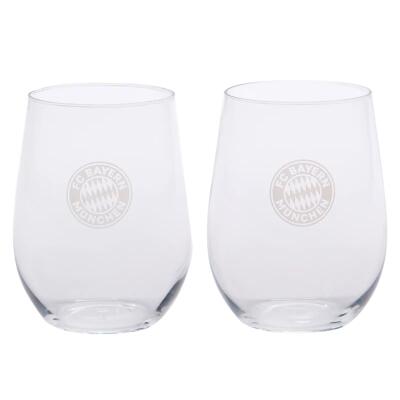 FC Bayern Wasserglas 2er Set
