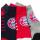 FC Bayern Sneaker-Socken Kinder 3er Set Gr. 31-34