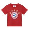 FC Bayern T-Shirt Kleinkinder 5 Sterne Logo Rot Gr. 104
