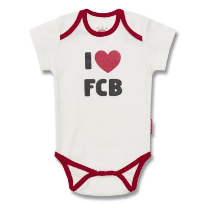 FC Bayern Baby Body I love FCB Gr. 62/68