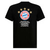 FC Bayern T-Shirt 5 Sterne Club Schwarz Gr. M