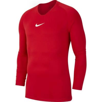 Nike Park First Layer Top langarm Rot Gr. S