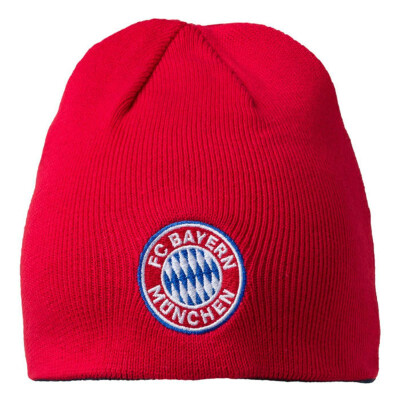 FC Bayern Wende-Beanie Kinder Logo