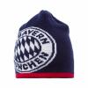 FC Bayern Wendebeanie Logo Kinder rot/navy