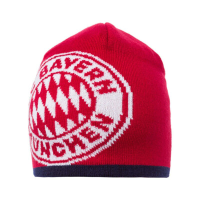 FC Bayern Wendebeanie Logo rot/navy