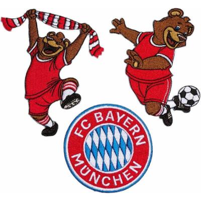 FC Bayern Aufnäher 3er-Set