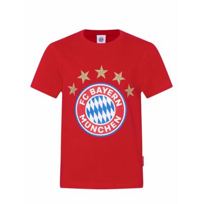 FC Bayern T-Shirt Logo Rot Kinder